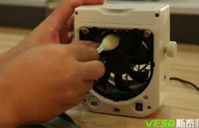VESD离子风扇,离子风机清洁操作视频